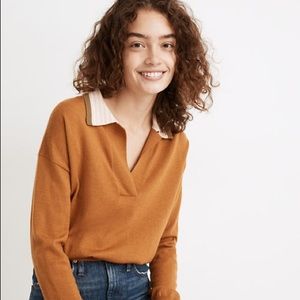 Madewell Coloblock Polo Sweater